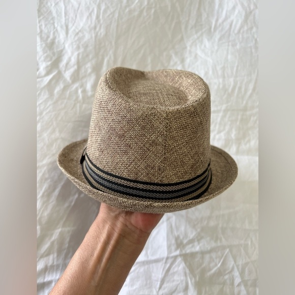 STETSON | Traveler Beige Fedora Hat Size Band Measurement Approximate 22” - Picture 3 of 9